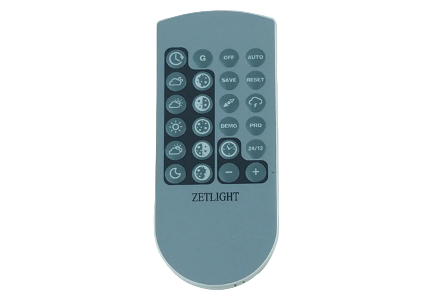 Zetlight replacement remote control for compatible LED aquarium lights