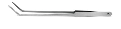 Aquavitro Curved Fine Tip Forceps 25cm