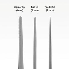 Aquavitro Curved Fine Tip Forceps 25cm