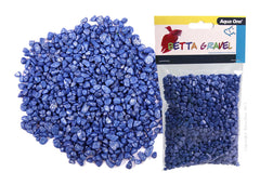 blue Aqua One Betta Gravel Metallic 350g
