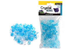 light blue, ice Aqua One Crystal Gems Acrylic Betta Gravel 145g 15mm