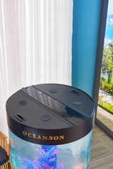 Oceanson V5-O80 80cm (D) Aquarium Round Tank with Stand and Sump