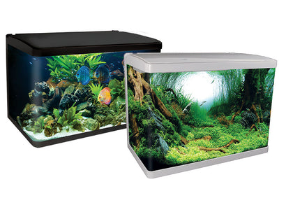 Aqua One LifeStyle 127 Complete Glass Aquarium 80cm 127L Gloss Black