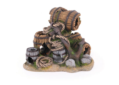 Kazoo Barrels With Rope and Anchor