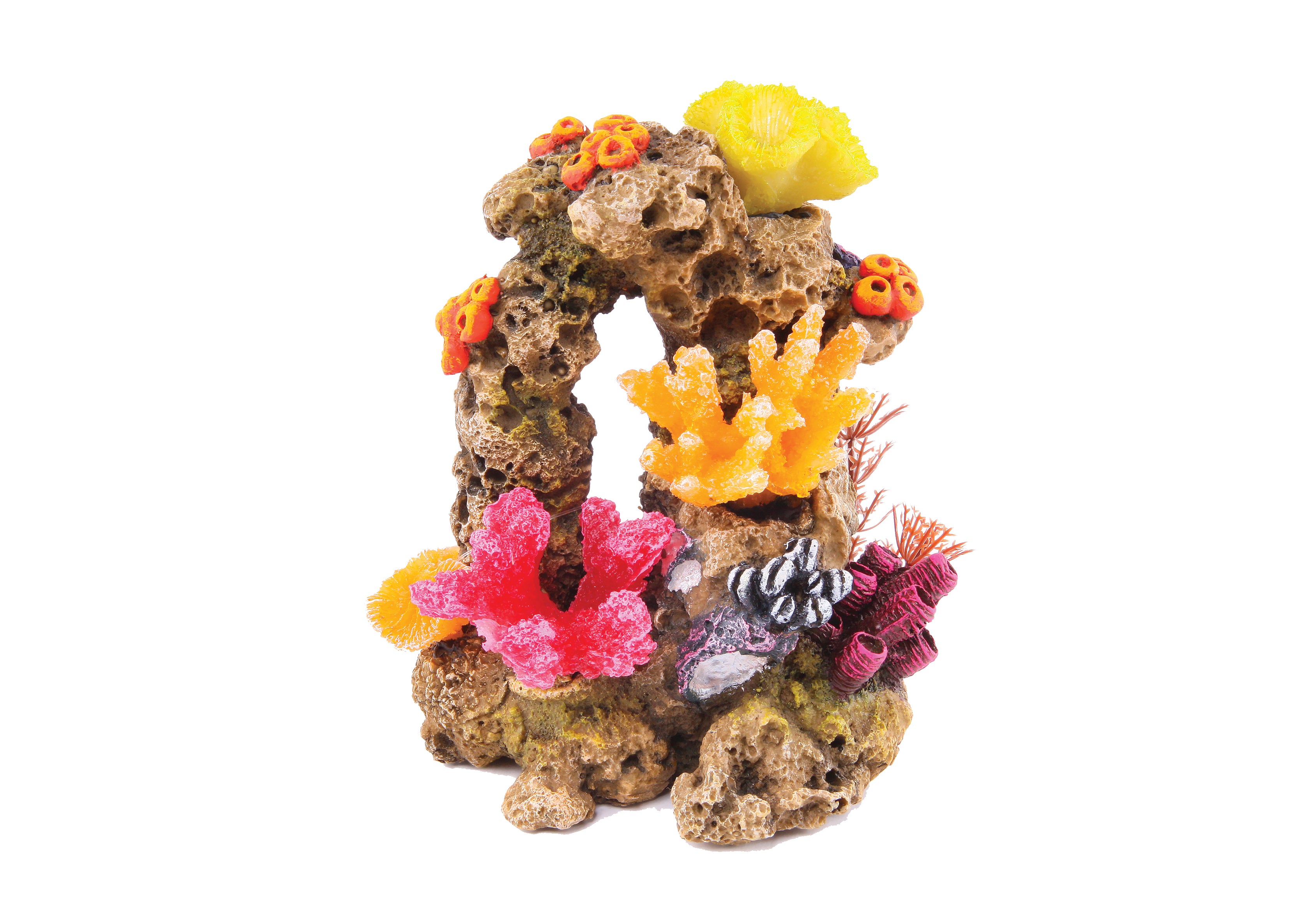 Kazoo Reef Rock With Coral and Plants