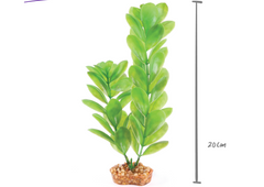 Kazoo Plastic Plant Decorative Large Leaf Green