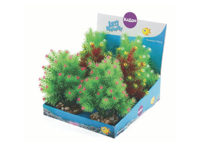 Kazoo Plastic Plants Small Leaf Assorted