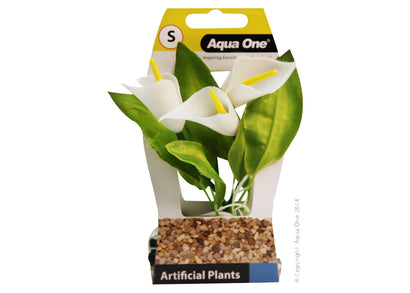 Aqua One Plastic Plant, lilly, artificial aquarium plant