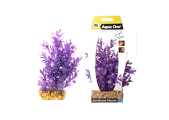 purple Aqua One Y Plastic Plant Narrow Ludwigia Medium