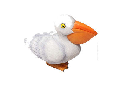 Aqua One Y Ornament Pelican