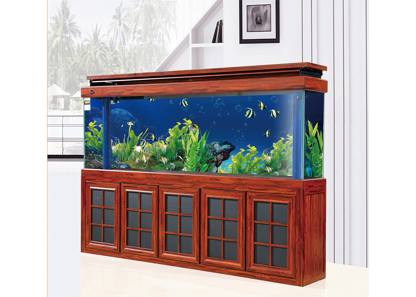 Oceanson V26 - T200M - 200cm x 60cm x 85cm / 70cm Aquarium with Cabine ...