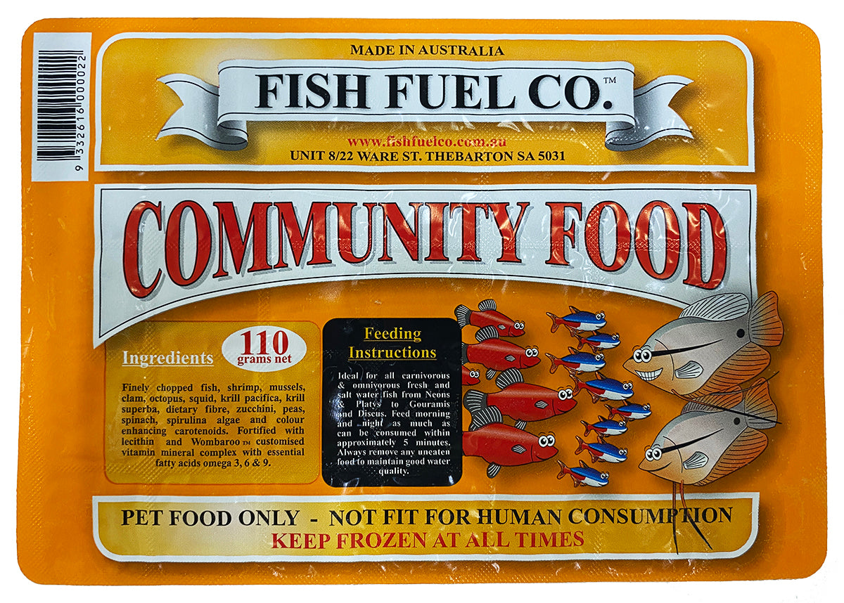 Fish Fuel Range Fish Fuel Co. Frozen Community Food - 10 Pack – Coburg Aquarium