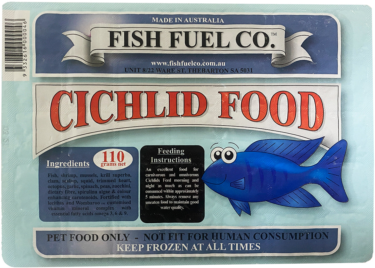 Fish Fuel Co. Frozen Cichlid Food - 10 Pack
