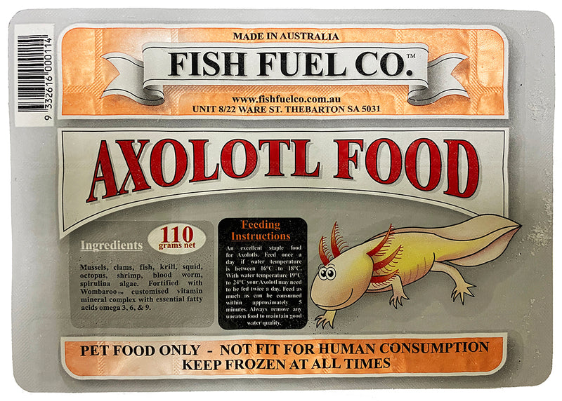 Fish Fuel Co. Frozen Axolotl Food - 10 Pack – Coburg Aquarium