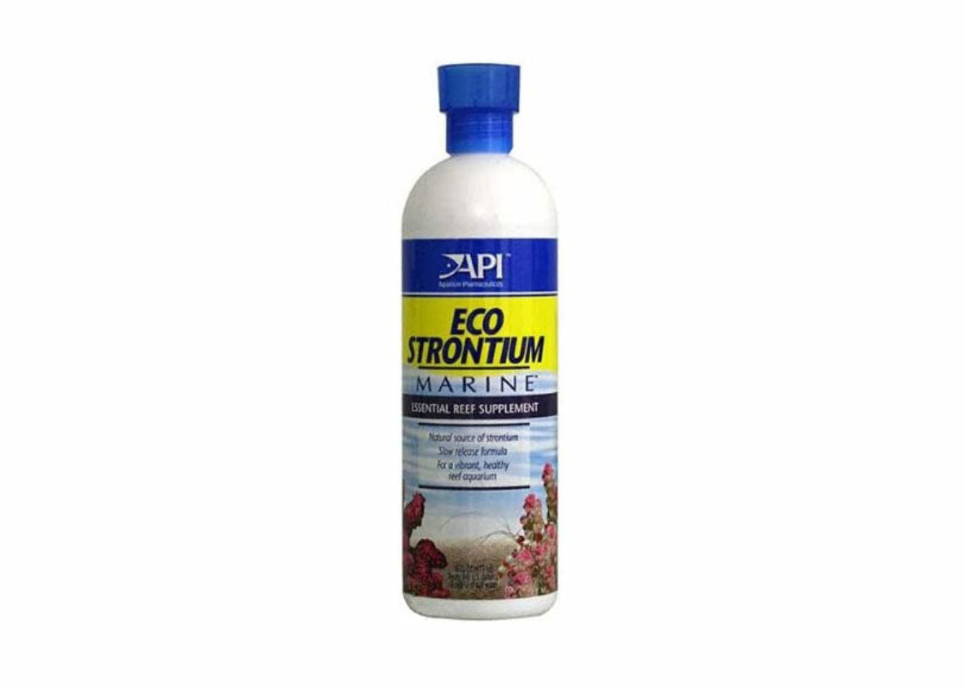API Eco Strontium Marine essential reef supplement – natural plant-derived slow release strontium supplement for reef aquariums with corals and invertebrates