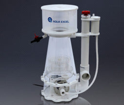 Aqua Excel AE-CL cone sump protein skimmer with clear body and collection cup for large marine aquariums