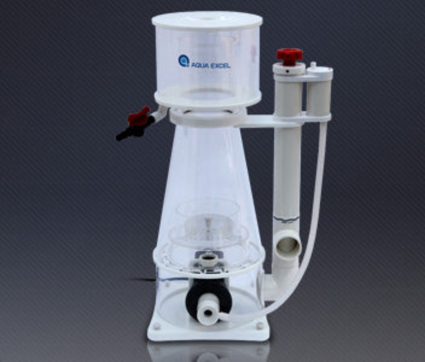 Aqua Excel AE-ZPS100 cone protein skimmer clear body with collection cup for 800 to 1300 litre marine aquariums