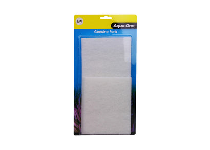 Aqua One 5W white replacement wool pad 3 pack for AquaStyle 980 aquarium
