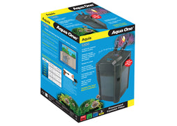 Aqua One Aquis 1200 external canister filter – modular aquarium filter with quick-release clips and carry handle for freshwater and marine tanks up to 300L