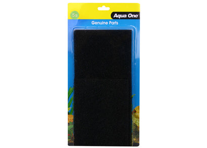 Aqua One Sponge Pad 5S genuine replacement filter sponge 2 pack for AquaStyle 980 and 980T