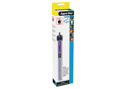 Aqua One adjustable glass aquarium heater 100W – submersible heater with adjustable thermostat and indicator light for tropical tanks up to 100L
