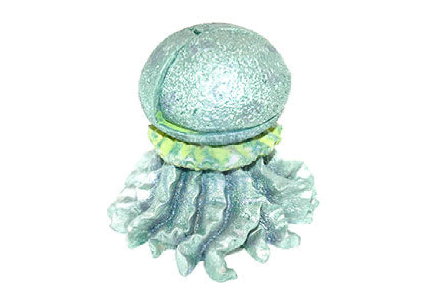 Aqua One air operated jellyfish aquarium ornament – bubbling resin jellyfish decoration that aerates water in freshwater and marine tanks