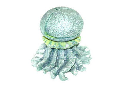 Aqua One air operated jellyfish aquarium ornament – bubbling resin jellyfish decoration that aerates water in freshwater and marine tanks