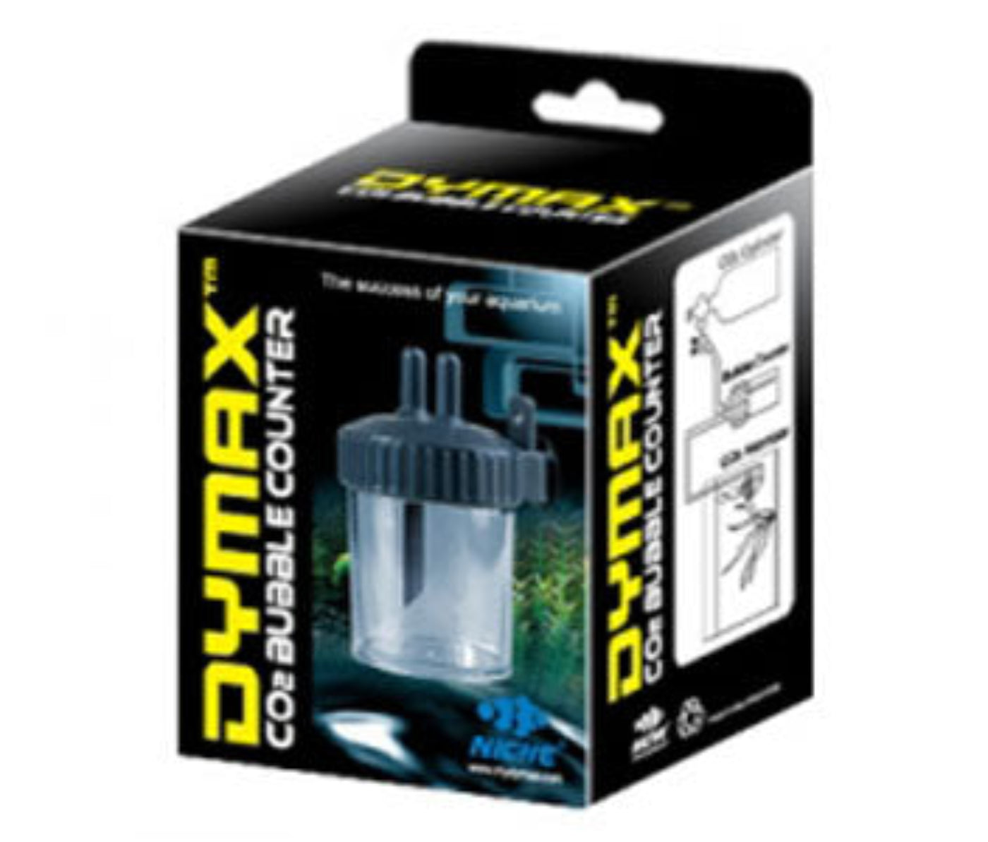 Dymax CO2 Bubble Counter for planted aquarium CO2 systems and calcium reactors