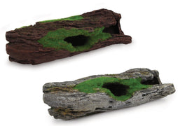 Kazoo Driftwood Log With textured Moss