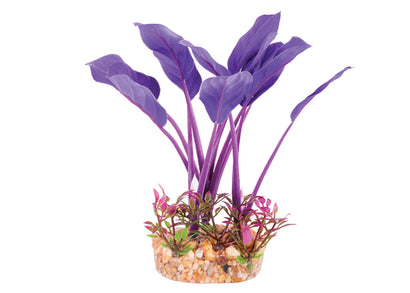 Kazoo Silk Plant Thin Leaf Purple