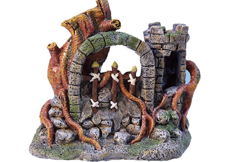 Neptune Middle Earth Twin Rock Arches and Tree 16 x 11cm