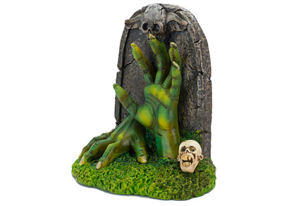 Penn Plax The Swimming Dead Zombie Hand & Tombstone