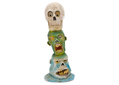 Penn Plax The Swimming Dead Zombie Skull Totem Pole