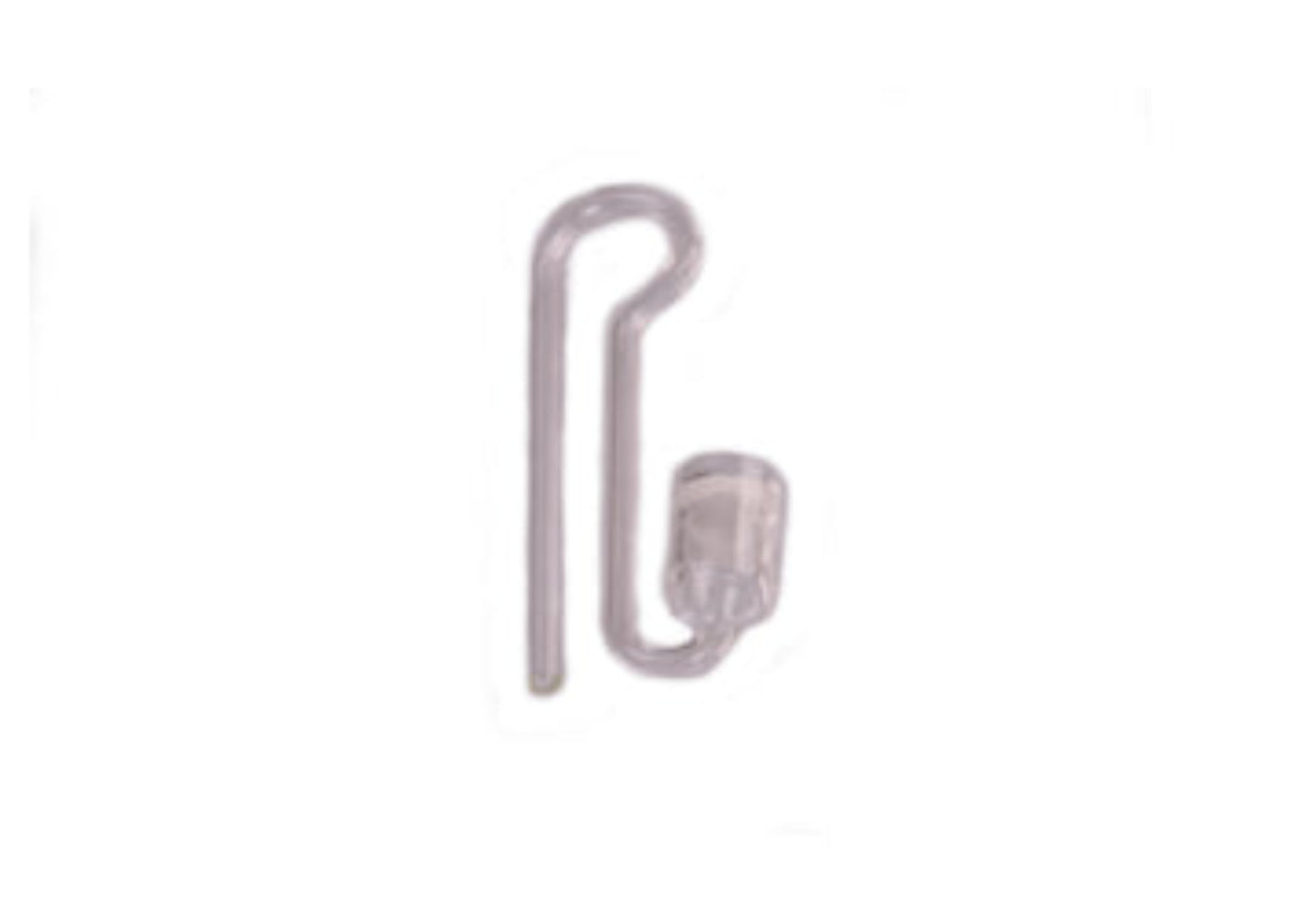VIV Mini clear glass CO2 diffuser with hang-on hook for nano planted aquariums
