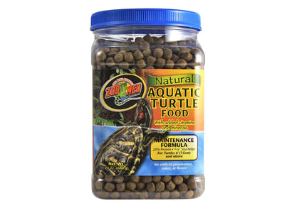 Zoo Med Natural Aquatic Turtle Food Adult Maintenance Formula 680g – floating pellets scientifically formulated for adult aquatic turtles