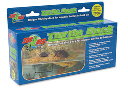 Zoo Med Turtle Dock floating basking platform – self-levelling faux rock turtle dock with submerged ramp available in small medium and large for aquatic turtles