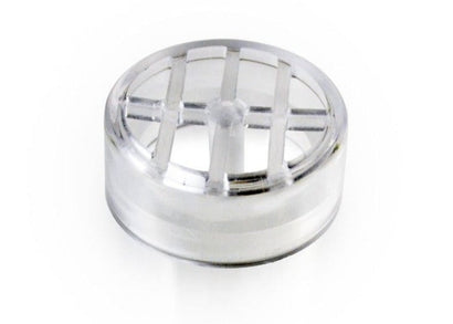 biOrb Bubble Tube Guard, a clear plastic grille cap that fits on top of a biOrb bubble tube