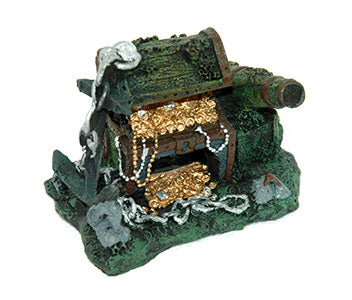 Aqua Pet Treasure Chest Cannon, treasure chest