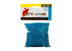 Aqua One Betta Gravel Glass 350g blue