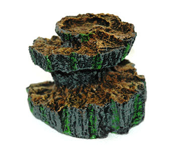 Aquarworld Cut Log 14x11.5x11, rock display, ornament, statue, aquarium